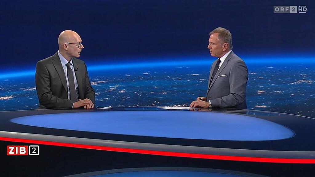 Fürweger in "ZiB2" bei Armin Wolf