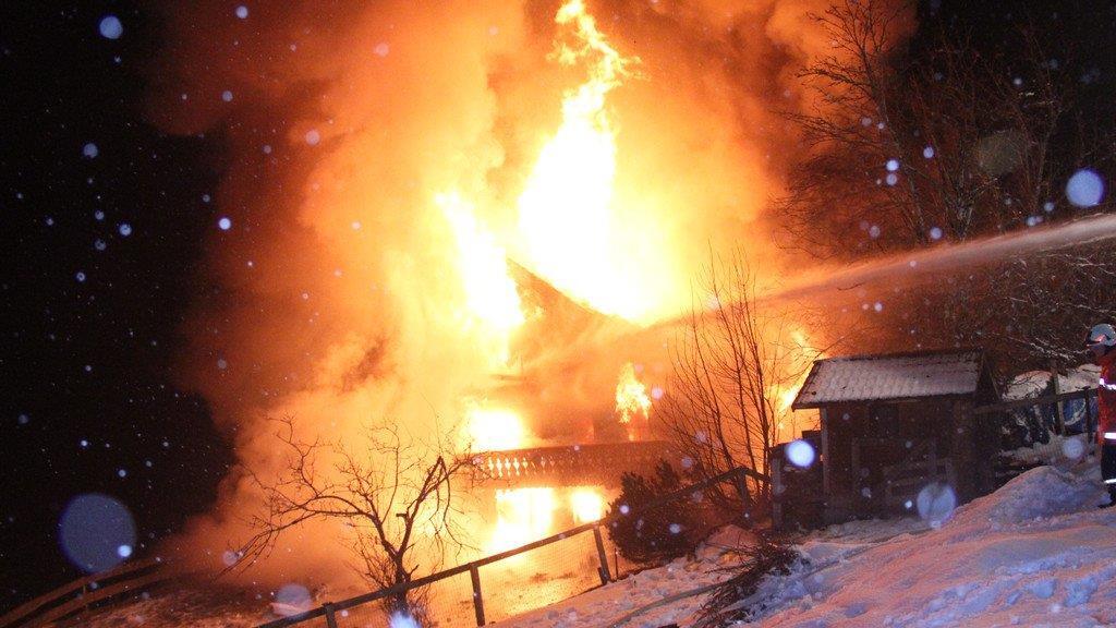 Großbrand in Mühlbach a. Hochkönig