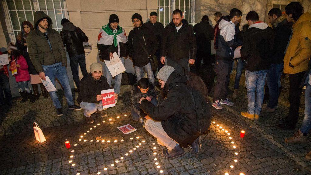 Mahnwache für Aleppo in Salzburg II