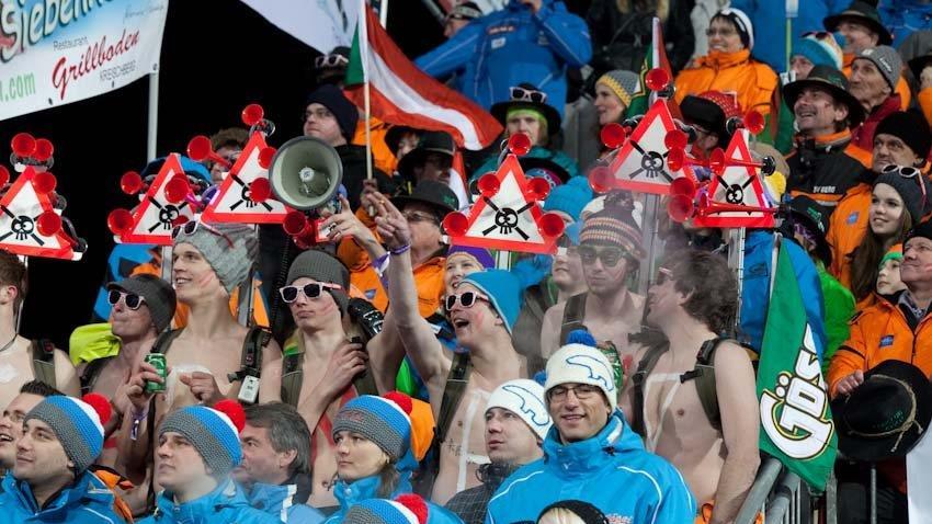 Super-Fan-Stimmung in Flachau