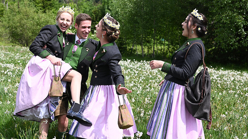 Auftakt zum Narzissenfest in Altaussee