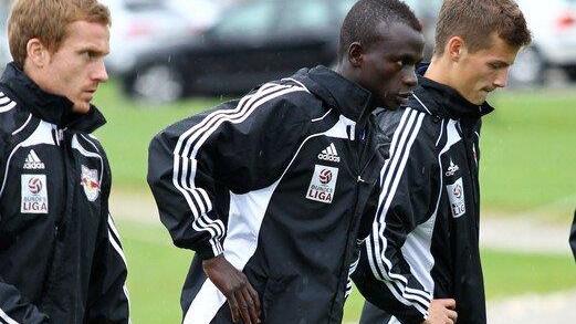 Die "Neuen" beim Training