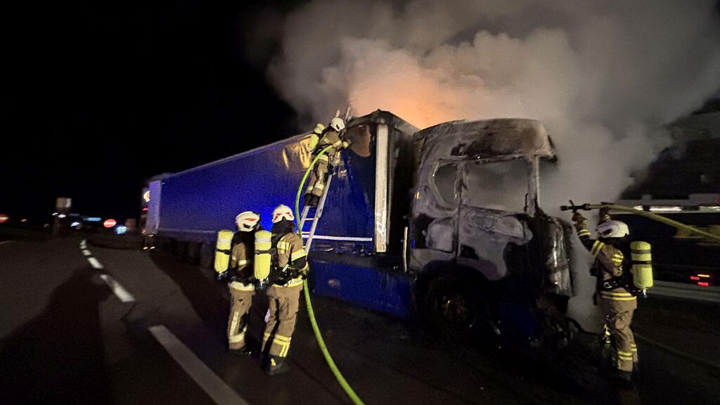 Lkw-Brand am Walserberg