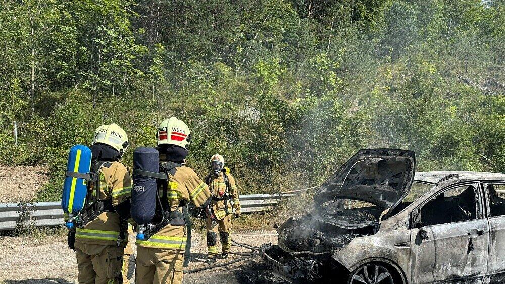 Pkw-Brand A10 Hieflertunnel