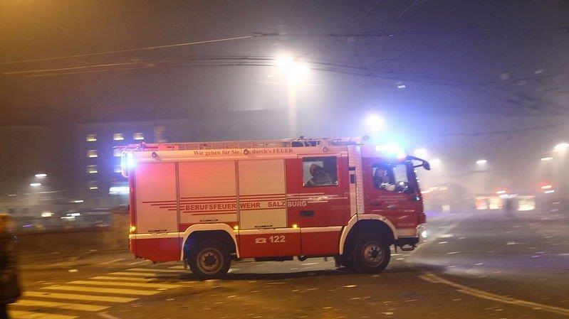 Feuer in der Imbergstiege