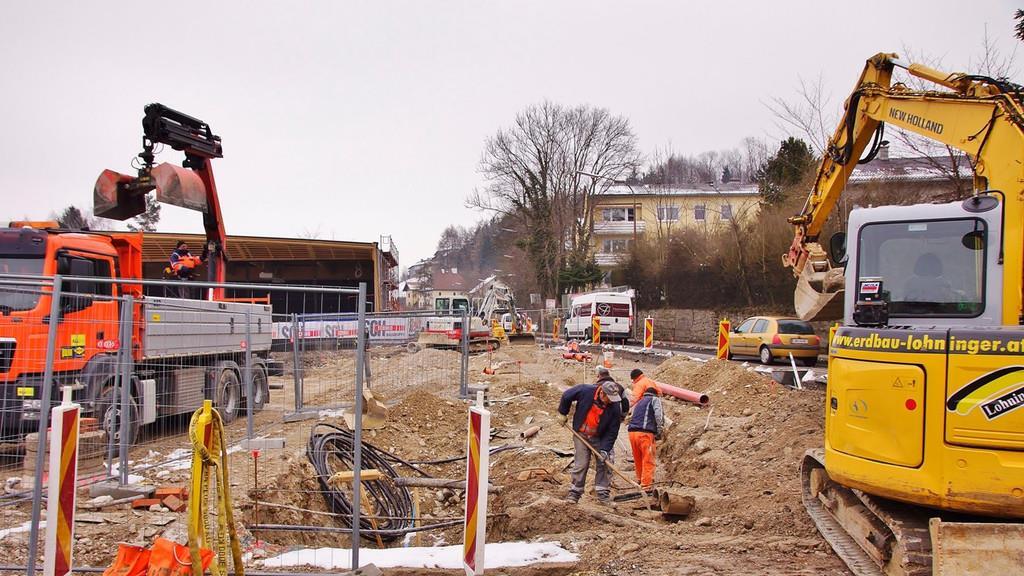 Kreisverkehr in Gmunden