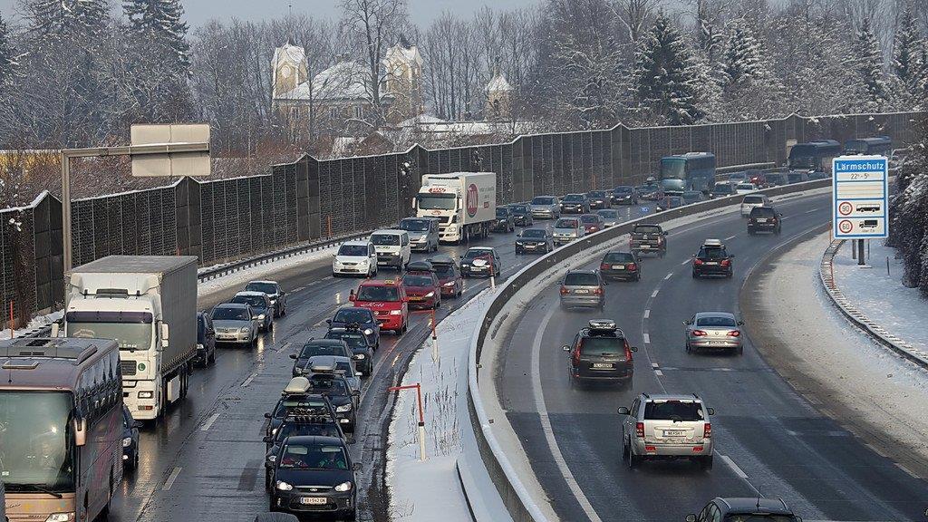 Unfall auf Tauernautobahn bei Kuchl