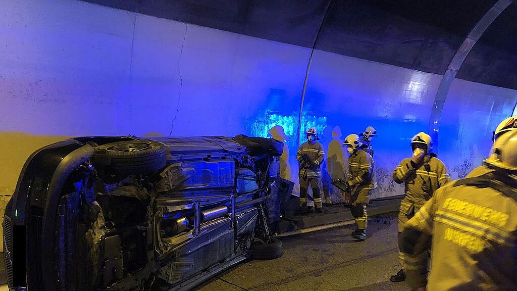 Unfall im Hiefler Tunnel