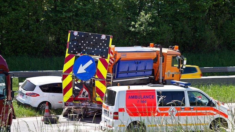 Lkw-Crash auf A1 II