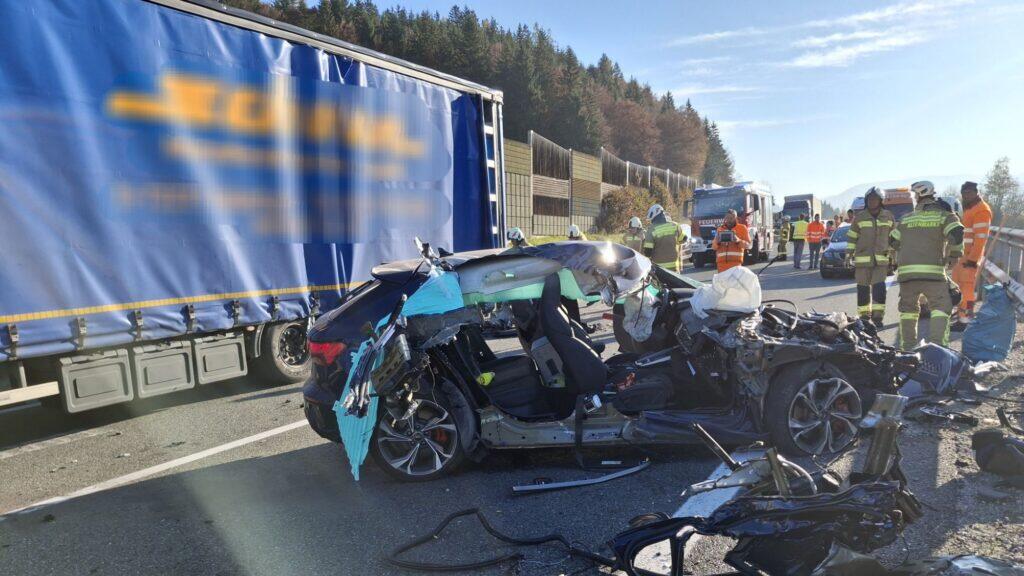 Unfall A10 Pongau