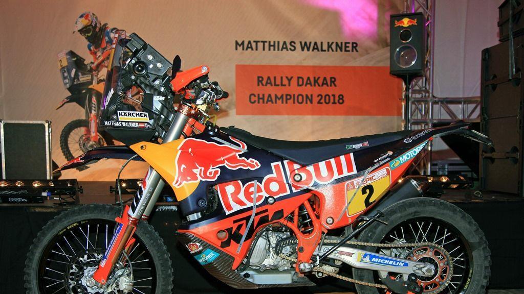 Dakar-Champion Matthias Walkner wird in Kuchl gefeiert I