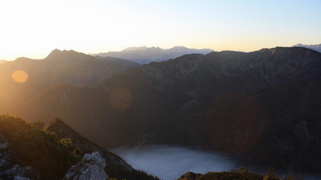 Nebelmeer im Chiemgau
