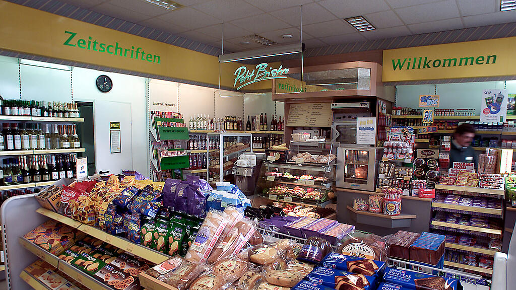 Tankstelle, Shop, SB