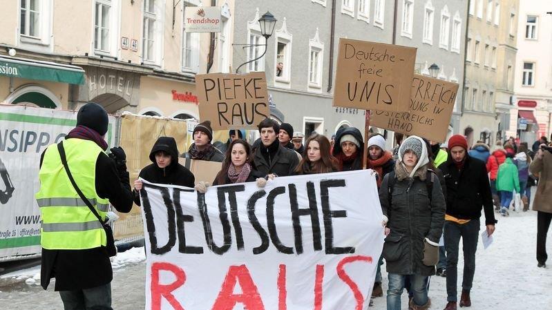 Demo in Salzburg