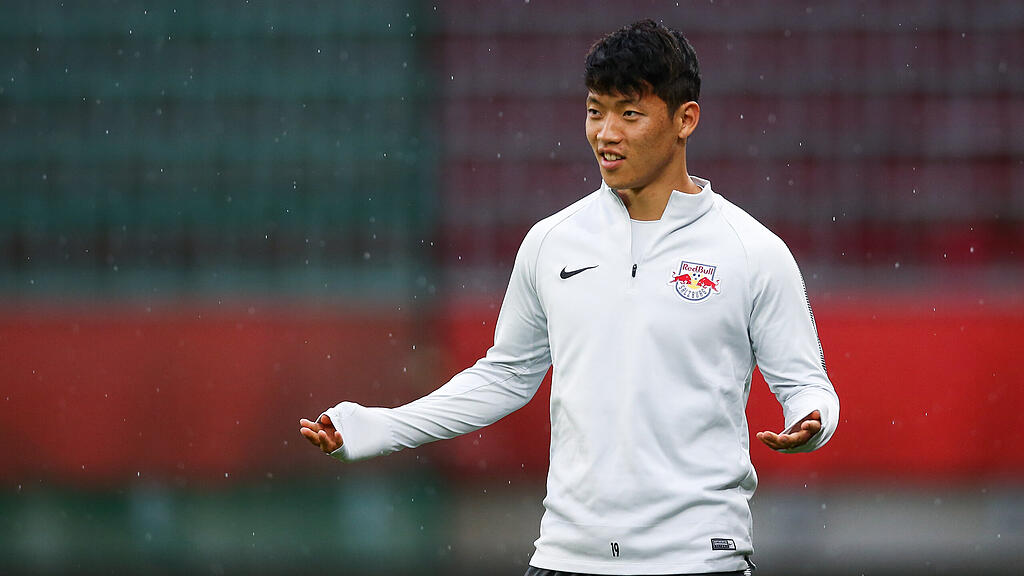 Salzburgs Hwang nimmt mit Südkorea an der Fußball-WM 2018 teil.