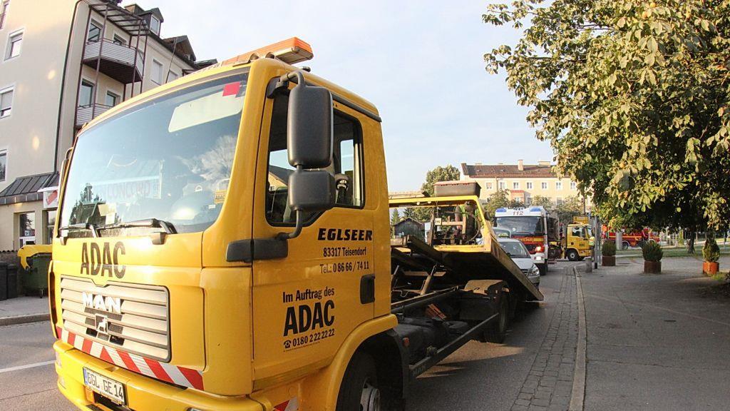 Bilder der Unfallstelle in Freilassing