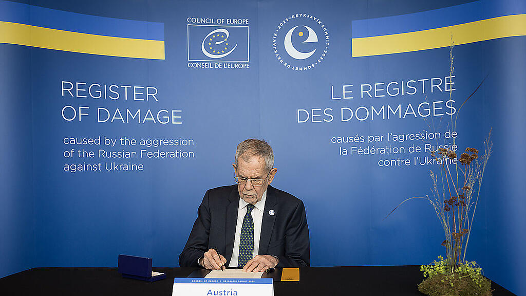 Bundespräsident Van der Bellen beim Europarats-Gipfel in Reykjavik