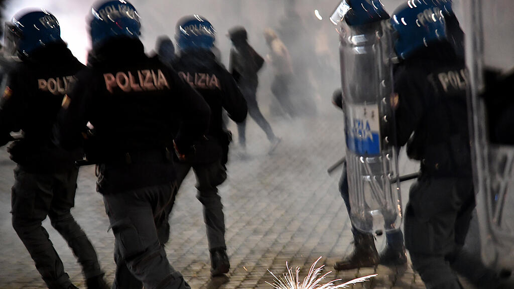 Proteste in Rom