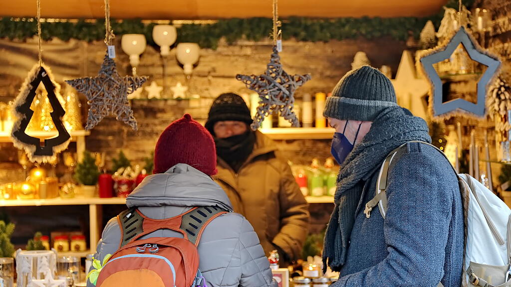 Salzburger Christkindlmarkt am 4. Adventsonntag