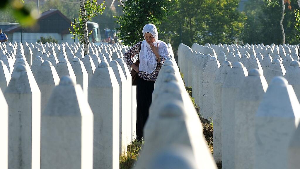 Das Denkmal in Srebrenica soll an das Massaker erinnern.