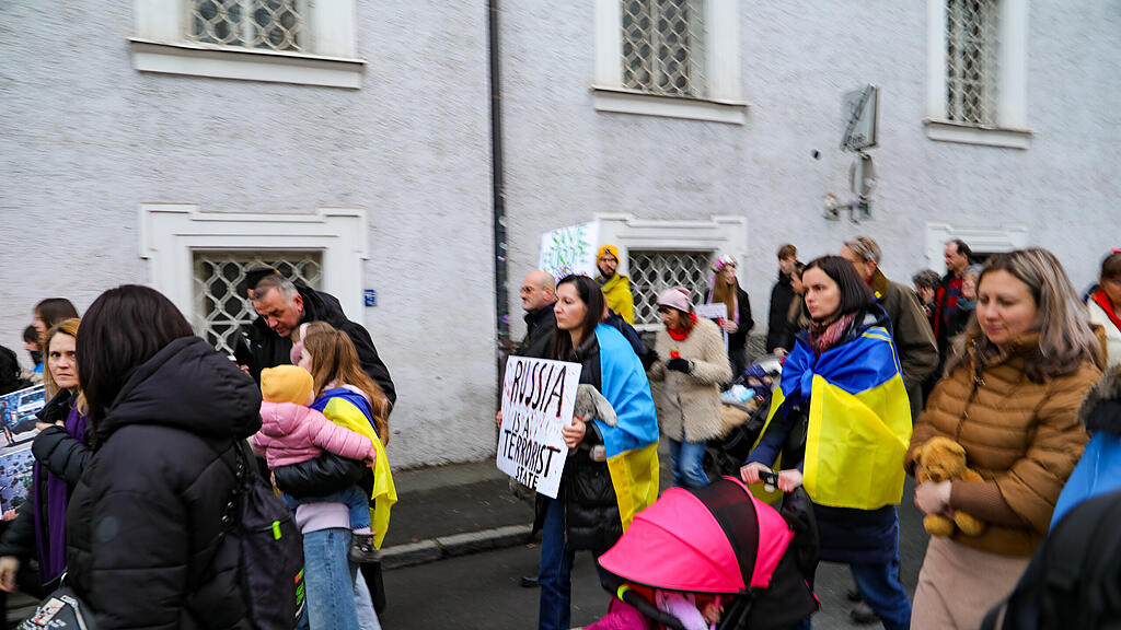 solidaritätsmarsch ukraine-krieg