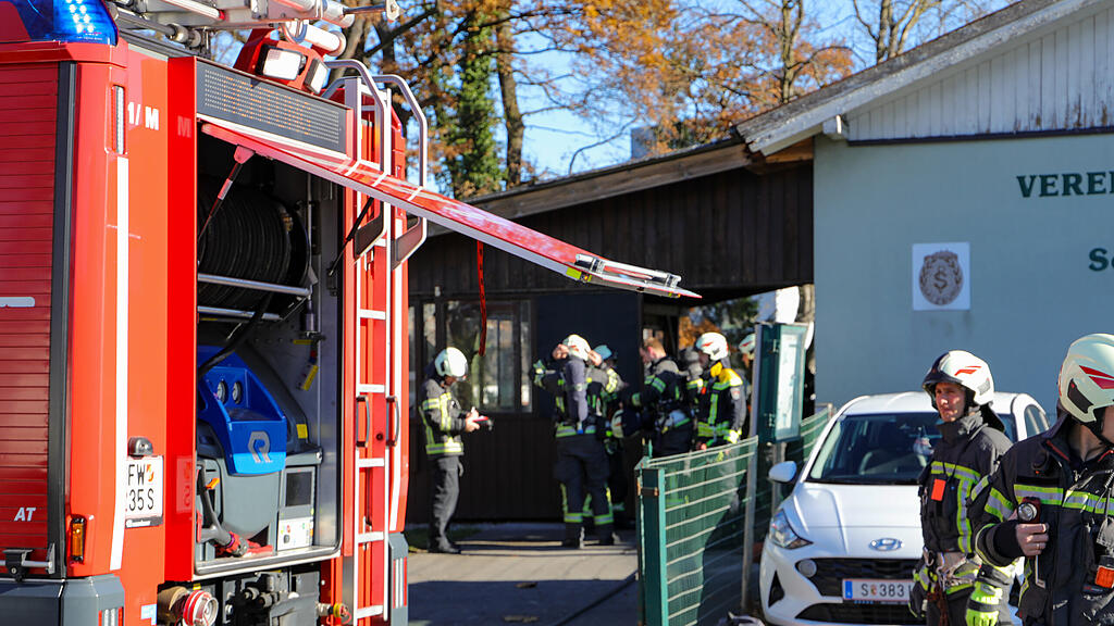 Küchenbrand im Vereinshaus des Polizeihundesportverein