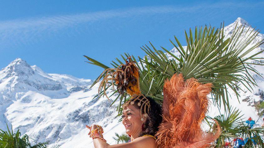 "Palmen auf den Almen" in Sportgastein