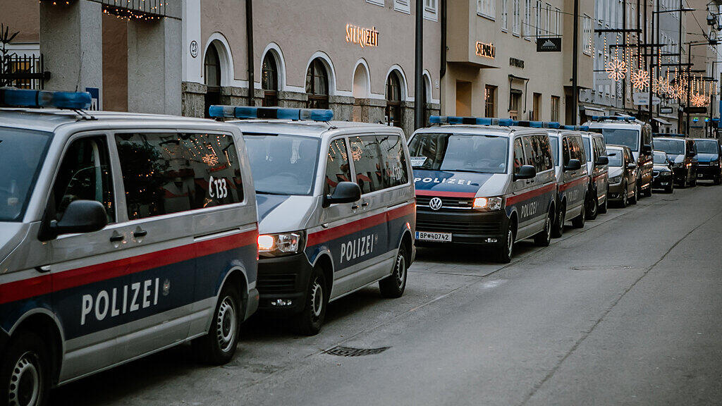 Fanmarsch in Salzburg
