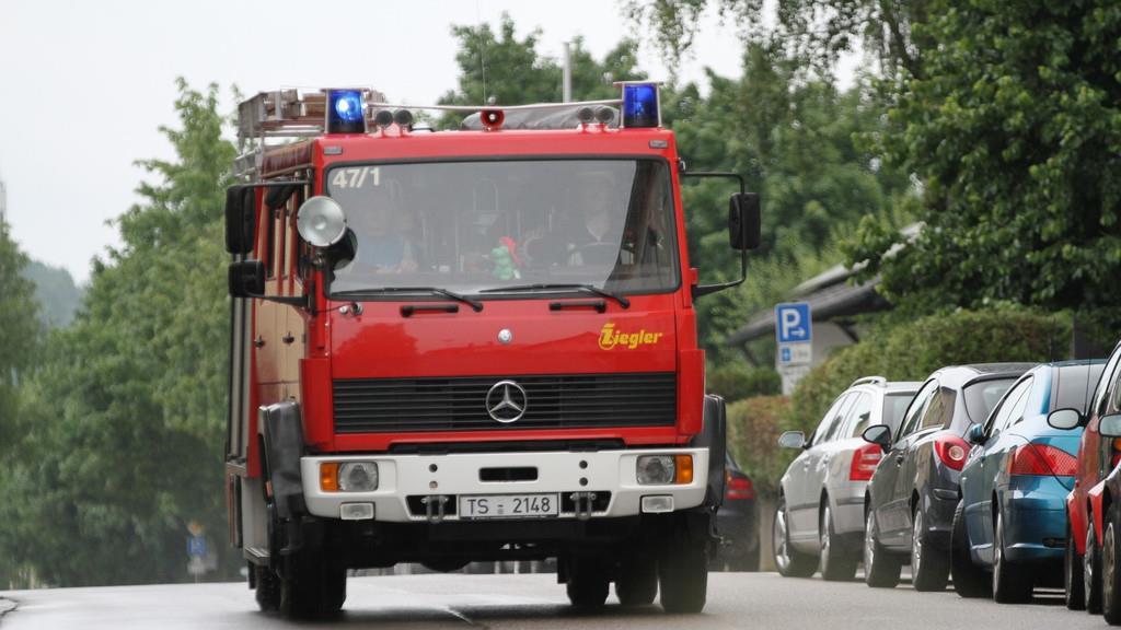 Feuerwehrübung in Trostberg