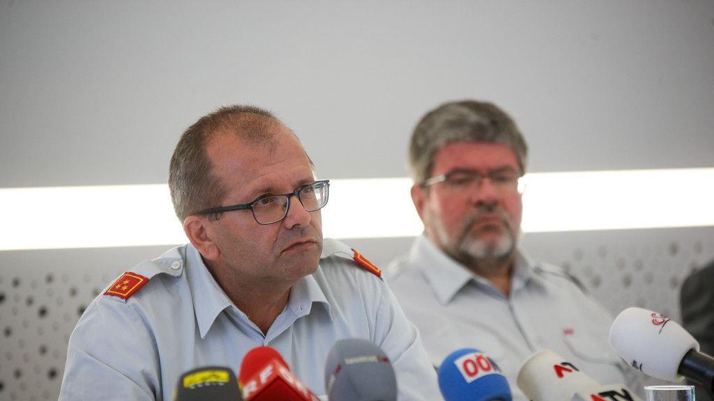 Pressekonferenz nach Sturmunglück