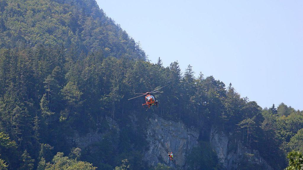 Hubschraubereinsatz am Hochstaufen