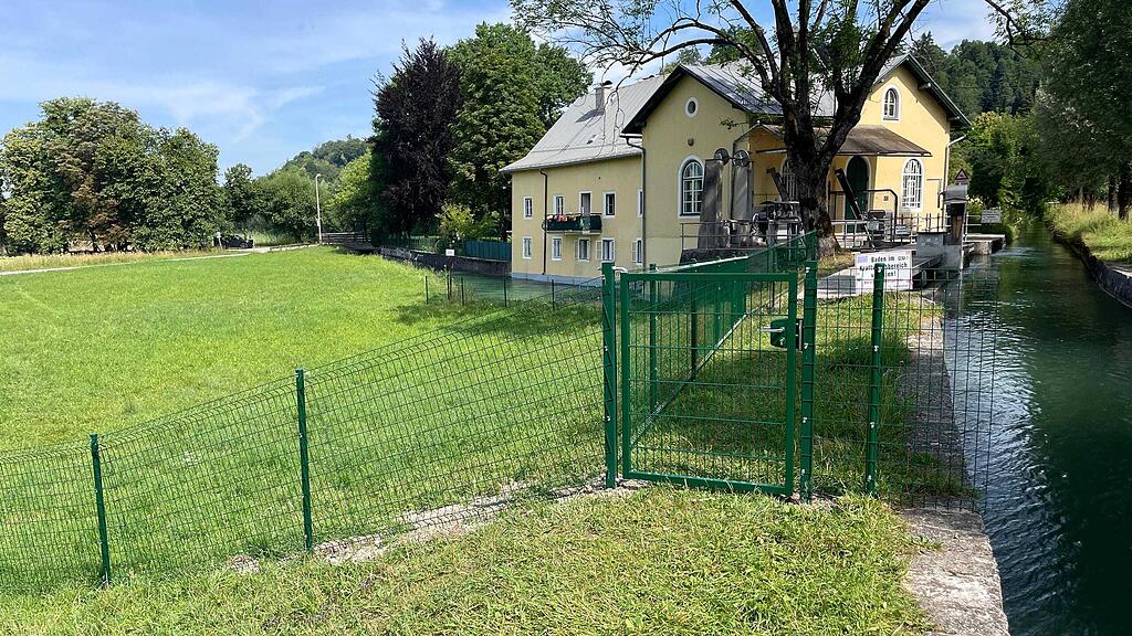 Ziegengehege Almkanal