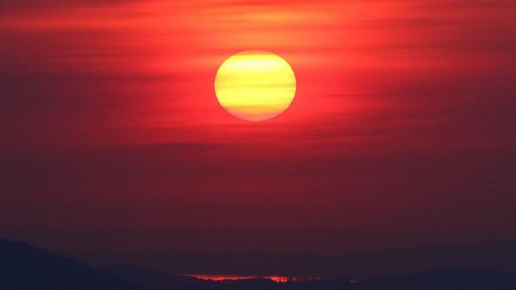 Sonnenuntergang am Gaisberg
