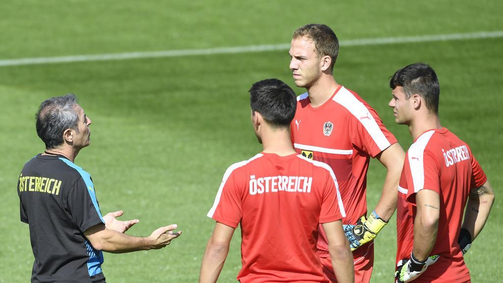 ÖFB-Team beim Training in Maria Enzersdorf