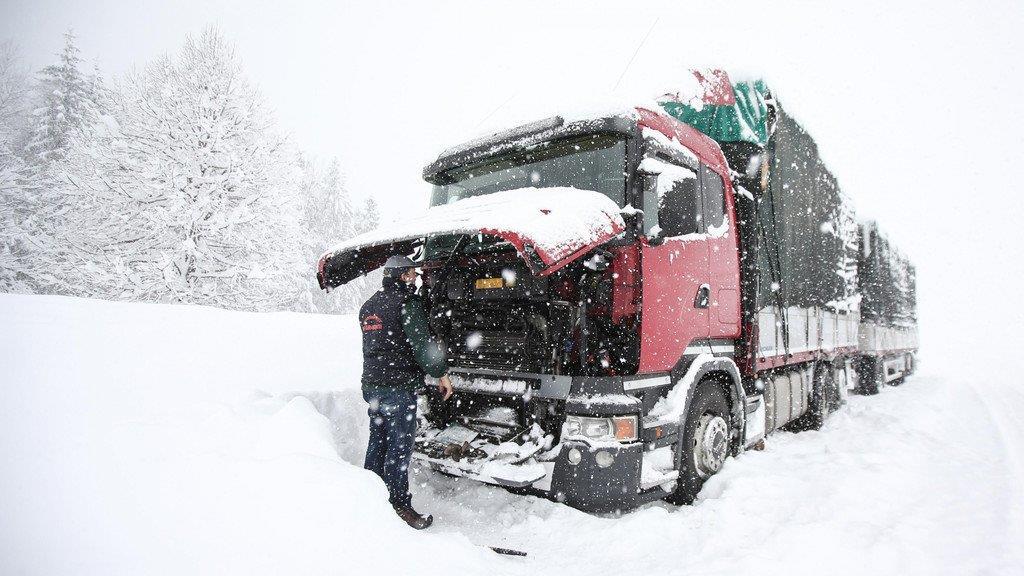 Schneemassen in Kärnten