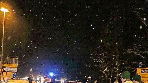 Schwerer Crash auf B306