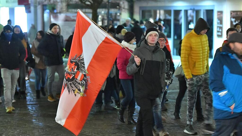 Corona-Demo Vöcklabruck