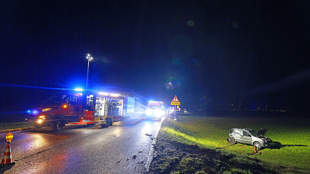 Crash auf B21 Schneizlreuth