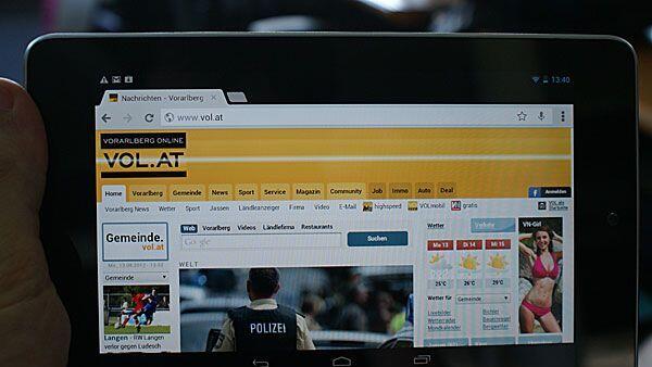 Das Nexus 7 konnte im VOL.AT-Test durchwegs begeistern.