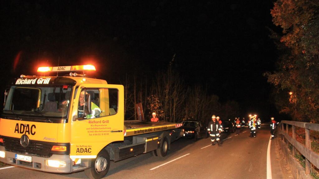 Unfall auf der B20