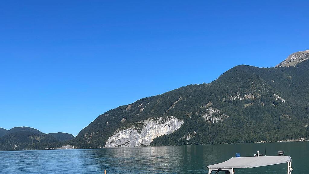 Bootsbergung am Wolfgangsee