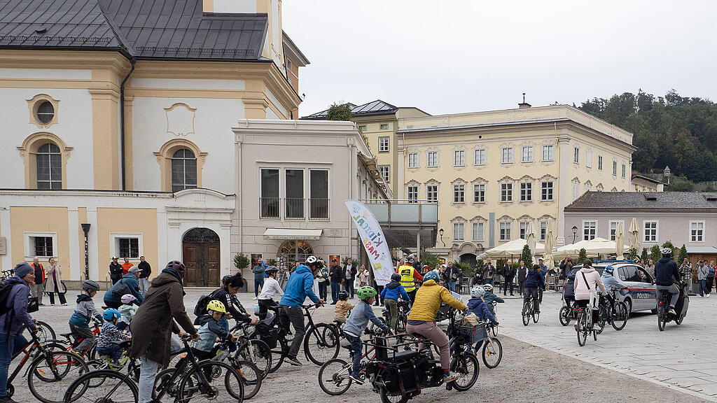 "Kidical Mass" in Salzburg