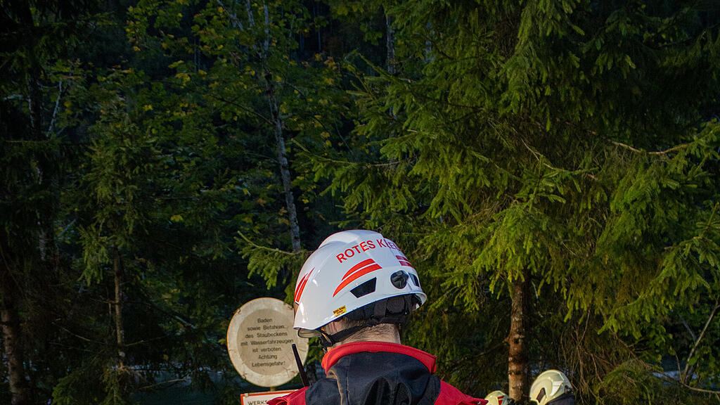 Simulierter Verkehrsunfall beim Wiestalstausee! 125 Jahre FW Tennengeau