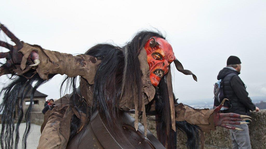 Krampuslauf auf Festung Salzburg