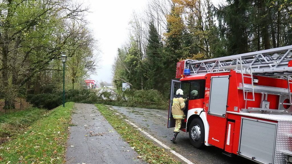 Sturmtief "Herwart" zieht über Salzburg hinweg I