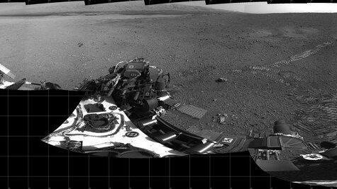 Aktuelle Bilder von Mars-Rover Curiosity