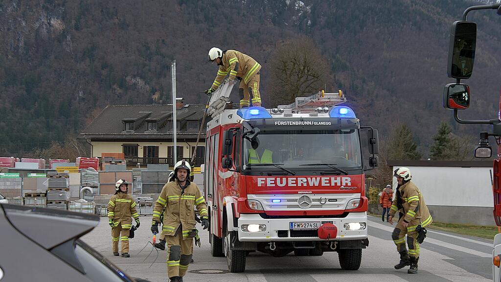 Containerbrand in Grödig