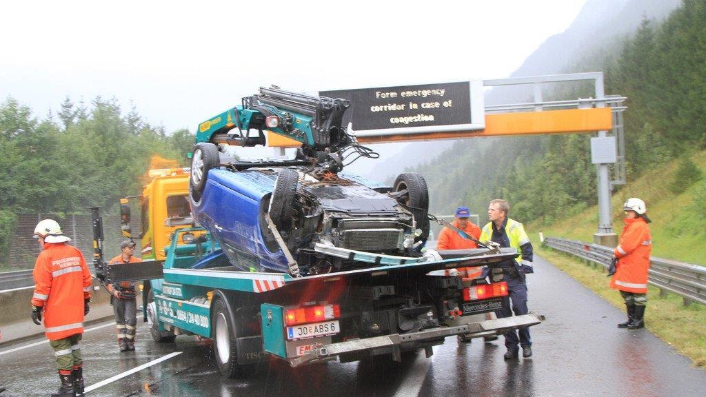 Crash auf der A10