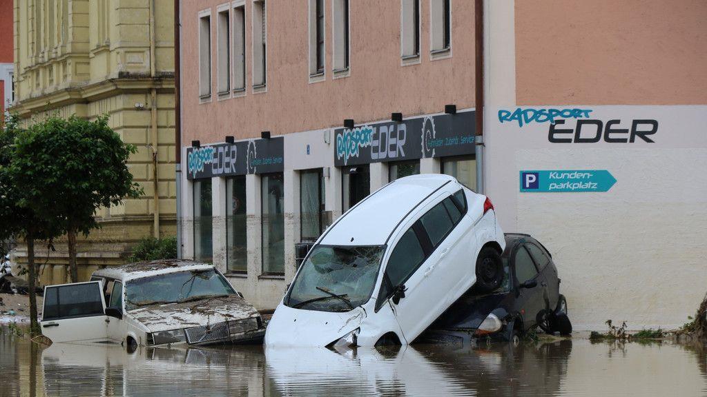 Hochwasser in Simbach am Inn