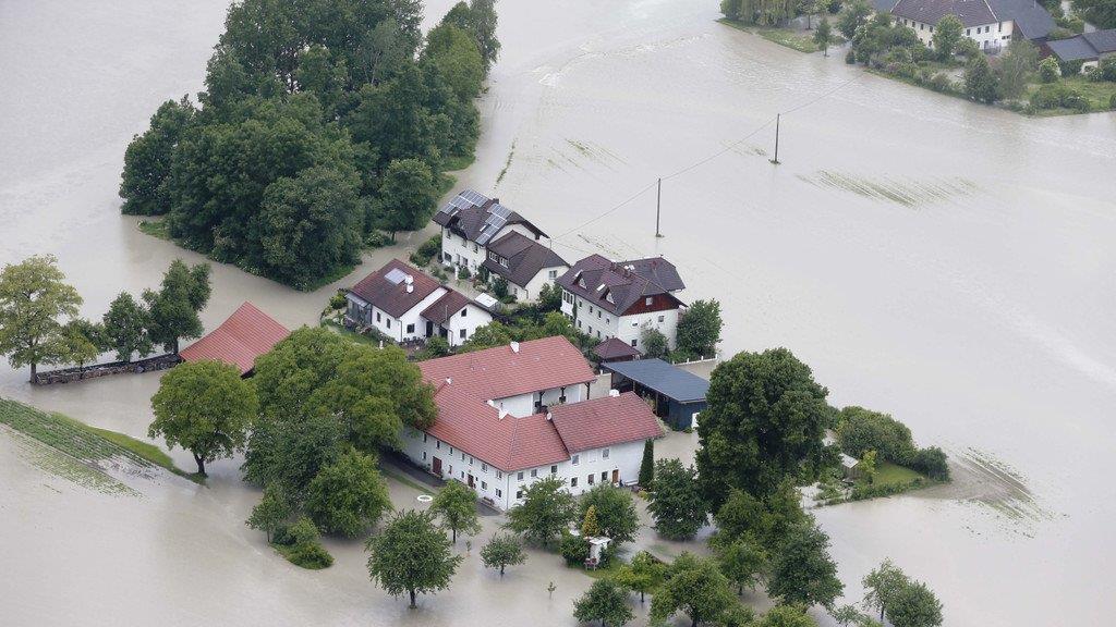 Schärding aus der Luft